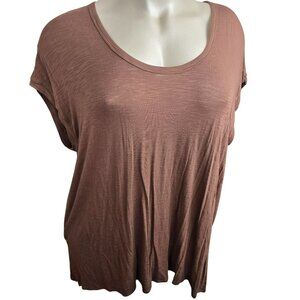 Old Navy Womens Top Luxe 2X Brown Sleeveless Scoop Neck NWT JJ4060